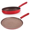 Nirlon Red Stone Induction and Gas Compatible Non Stick Aluminium