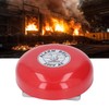 Fire Alarm Bell Electric Metal Round 6in 95db 220V Accessory