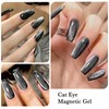 NAILKISS Black Cat Eye Magnetic Gel Polish
