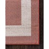 Unique Loom Del Mar Collection Contemporary Transitional Terracotta Area Rug