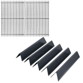 Outspark Grill Replacement Parts for Weber Spirit & Spirit II 300 Series 7638 Grates 7636 Flavorizer Bars W/Front Mount Controls E-310 E320 E330 S310 S320 S330 SP310 SP320 SP330 II E-310