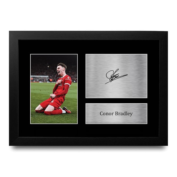 HWC Trading FR A4 Conor Bradley Liverpool Gifts Printed Signed