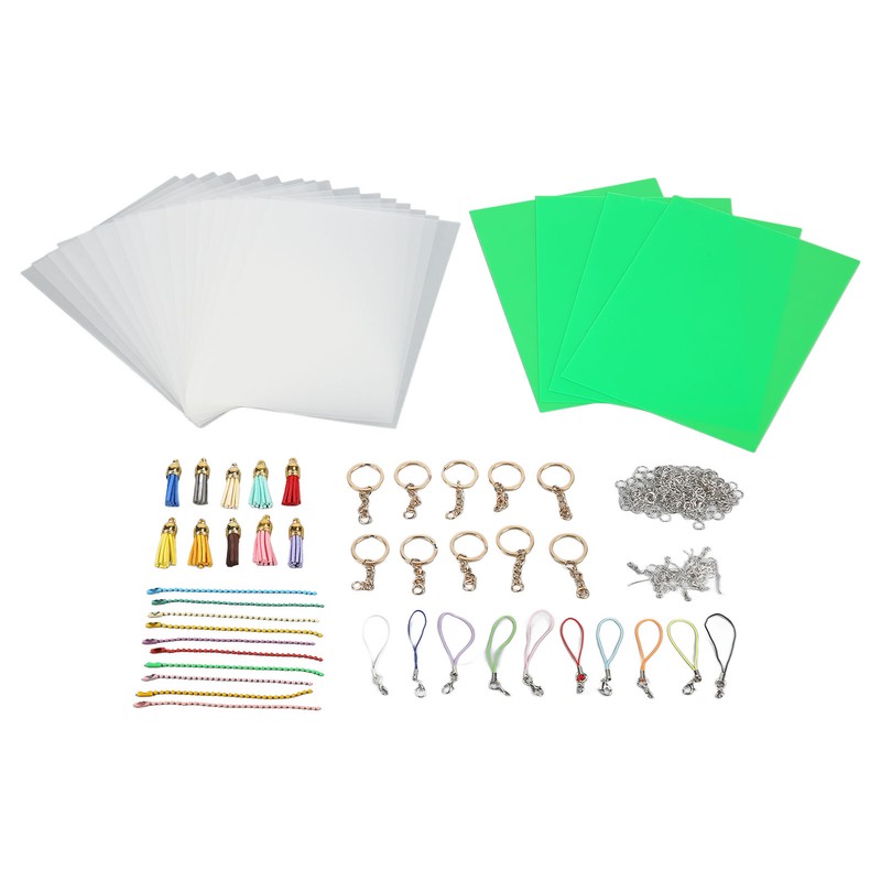 Heat Shrink Film Sheets Kit DIY Handcrafted Shrink Dink Plastic