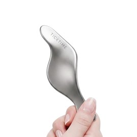 TICKTIME Titanium-Zinc Gua Sha Face Sculpting Tool, 5-Zone | 5-zone gua sha facial tool, titanium-zinc cooling metal, face sculpting, face massager, j