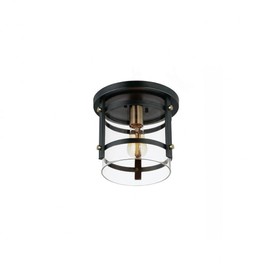 Maxim Lighting 2641BKAB Capitol - 1 Light Flush Mount
