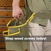 FMhotu 2-7/8 Inch Heavy-Duty Outdoor Wood Screws Assortment Fastener Kit,