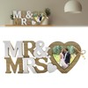 HORREX 1 x Mr & Mrs Wedding Picture Frame, Heart
