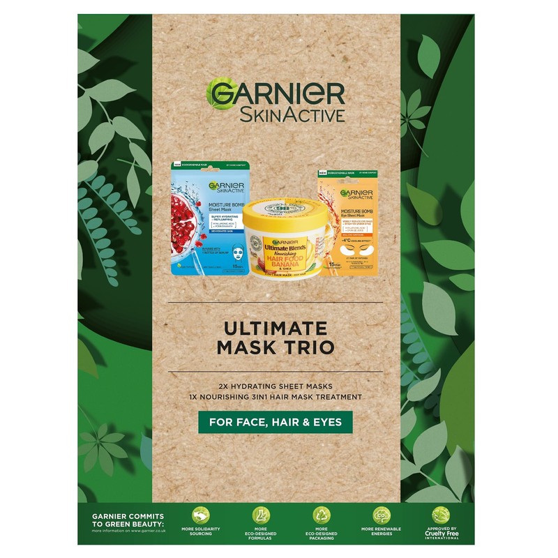 Garnier Ultimate Mask Trio, Gift Set, 424g