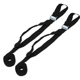 Carrying Belt for One Person Moving, Large Cleaning, Refurbishment, Furniture Appliances, Cardboard, Carry Belt, Load Capacity: Approx. 440.5 lbs (200 kg), Set of 2 (Black)