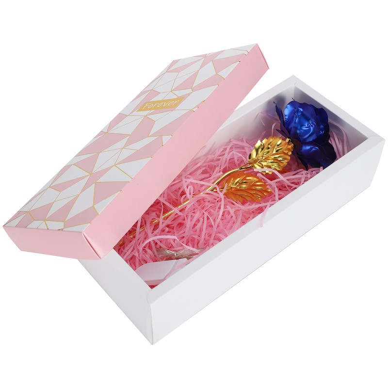 Gold Foil Rose Valentine's Day Gift Lighting Last Forever Love
