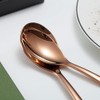 Copper Dinner Spoons 6 Piece, 8.1'' Stainless Steel Tablespoons, Soup