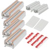 Saysurey DIN Rail Terminal Block Twin Spring Terminal Connectors Push