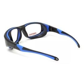Pentax Armazon De Seguridad Pentax Zt35 Tipo Goggle Graduable Color Azul Y Negro
