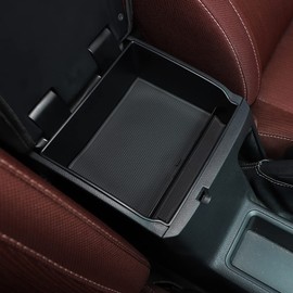 YUECHI Car Armrest Storage Box Organizer Accessories Compatible with Toyota Hilux REVO Hilux SR5 AN120 AN130 120 130 2015-2020