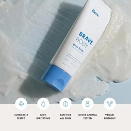 Hero. Hero Brave Body Deep Scrub Weekly Smooth Surface Exfoliating Scrub 5.4 Oz
