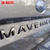 For 2022-2025 Maverick 0.3 in Matte Black Tailgate Insert Letters