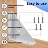 Corner Bracket, 4 PCS Bed Corner Support with 20 Pcs