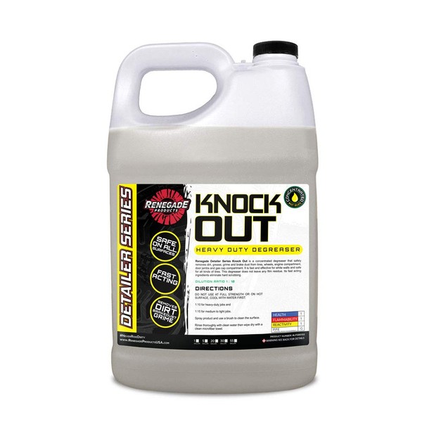 Renegade Products USA - Knock Out Heavy Duty Degreaser: Unleash Unrivaled Cleaning Power for Supreme Surface Revitalization (1 Gallon)