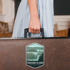 Thousand Islands Canada National Park Sticker Decal Notebook Car Laptop 4"x5.5" (Color)