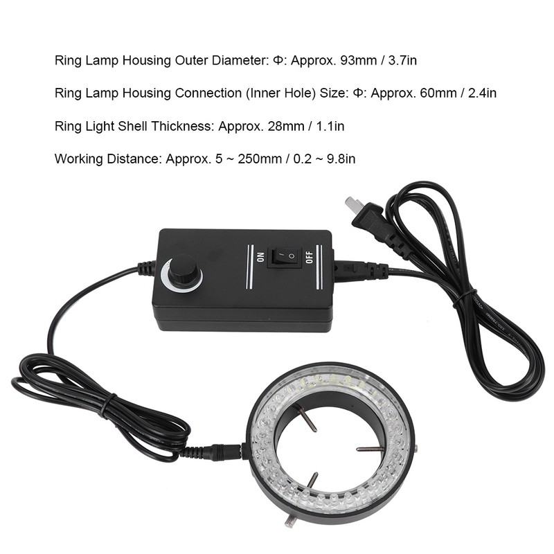 LED Ring Light Round 56 Lamp Beads for Microscope Industrial