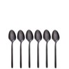 GRÄWE Espresso Spoons Set of 6 Stainless Steel Titanium Lisbon