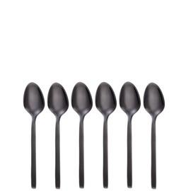 GRÄWE Espresso Spoons Set of 6 Stainless Steel Titanium Lisbon Series Cutlery