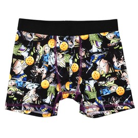 Dragon Ball Z Anime Heroes Multipack Boys Boxer Briefs Boxer Shorts-Size-10/12 Black