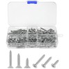 120 PCS 304 Stainless Steel Self Tapping Phillips Flat Screws