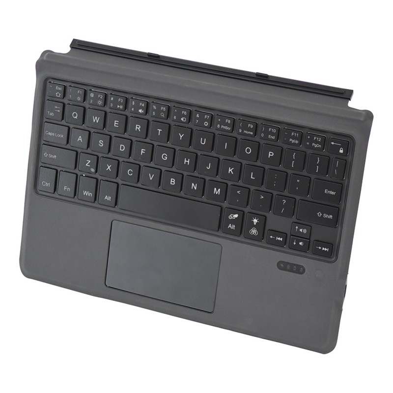 Tablet Keyboard Ergonomic Portable Bluetooth Tablet Leather Case Keyboard for