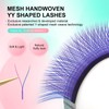 NAGARAKU YY Eyelashes, 4D Y Shape, Double Tips, Fan Weave,