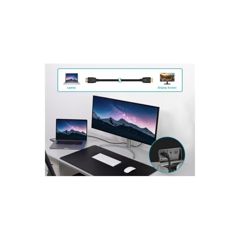 Monoprice Ultra 8K Premium High Speed HDMI Cable - 8