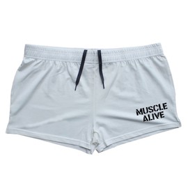 Slim Alive Men's Base Layer Under Shorts, Bottoms, Drawstring, Sports -