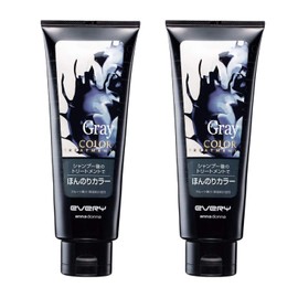 Every Annadonna Hair Hair Dye and Treatment in One (Gray) 160g x 2 Tubes