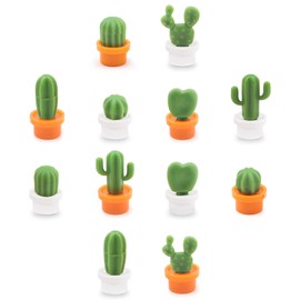 VIKY® Cactus Magnets Fridge Small, Fridge Magnets Children, Magnets for Magnetic Board, Mini Fridge Magnets, Fridge Magnet for Fridge, Magnetic Board, Whiteboard, Pin Board
