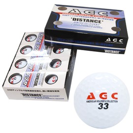 LEZAX AGBA-4714 AGC Golf Balls, 2 Pieces, 1 Dozen (Pack of 12), White