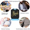 BWWKTOP Bridal Bibs With Crumb Catcher Bridal Clothing Protectors Bridal