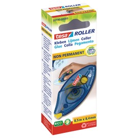 tesa tesa Einweg-Kleberoller, ablösbar, 8,5mx8,4mm