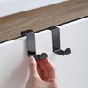 CHFEZOCO Design Z Cabinet Door Hook, Coat Hook for Cabinet