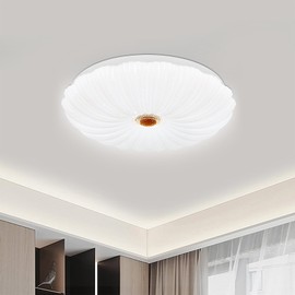 VIPMOON LED Ceiling Light, 12W Small Ceiling Lamp, Daylight White 6500K Flush Mount Ceiling Fixture, 240W Equivalent, Suitable for Kitchen, Partition, Bathroom, Porch, Hallway, Garage