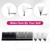 FADVAN 8D W-Shaped Volume Eyelashes, 0.07D Curl, 8-14 mm Mixed