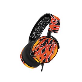 MightySkins Skin Compatible with SteelSeries Arctis 5 Gaming Headset - Hot Flames | Protective, Durable, and Unique Vinyl Decal wrap Cover | Easy to Apply, Remove, and Change Styles | Made in The USA