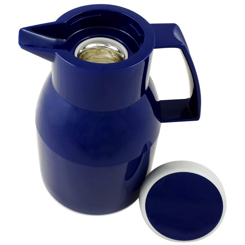 Helios Helios_2744-008 Thermoskannen , Dunkelblau, 1,0 Liter, Blau