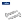 sourcing map #6-3/4" Self Drilling Screws, 120pcs 410 Stainless Steel