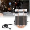 CPU Air Cooler Dual Tower 4 Heatpipes LED Light CPU