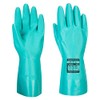 Portwest A810 Nitrosafe Chemical Gauntlet Green, Small