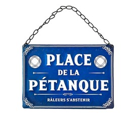 STC Metal Place de la Petanque Plaque