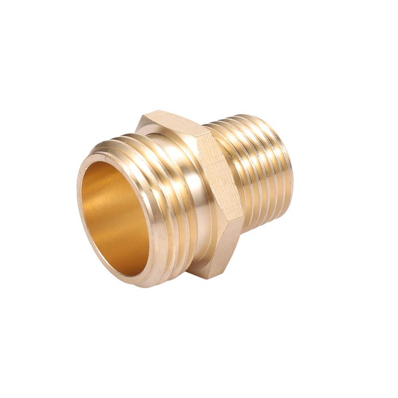 Brass Pipe to Hose Fitting,1/2 NPT male X 3/4 Hose