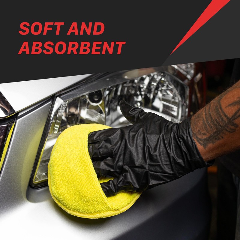 Maxshine Microfiber Finger Hold All Purpose Applicator – Ultra-Soft, Comfortable