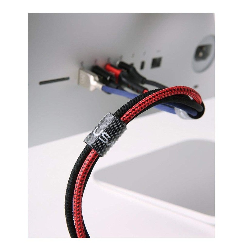 DFVmobile - Magic Sticker Nylon Cable Organiser for Prestigio Multipad