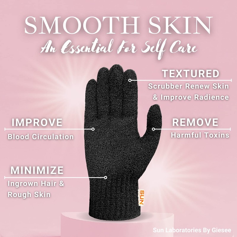 Sun Laboratories By Giesee Exfoliating Glove - Exfoliating Body Scrubber